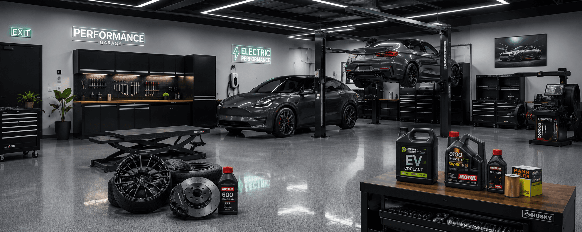 A ServicePRO+ technician at work in the garage